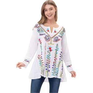 Raj XL Belle Embroidered Tunic